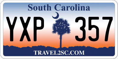 SC license plate YXP357