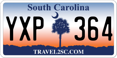 SC license plate YXP364
