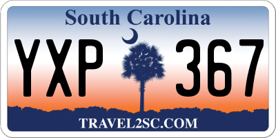 SC license plate YXP367