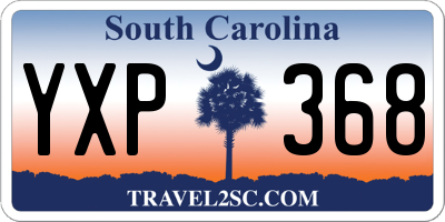 SC license plate YXP368