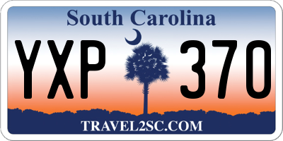 SC license plate YXP370