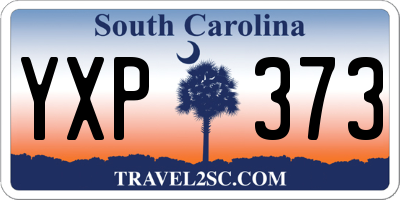 SC license plate YXP373