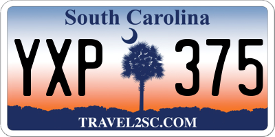 SC license plate YXP375