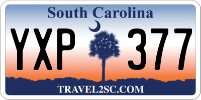 SC license plate YXP377