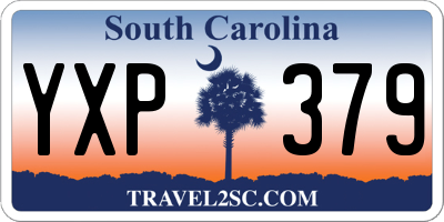 SC license plate YXP379