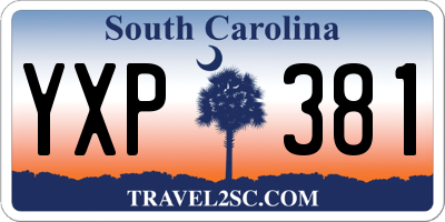SC license plate YXP381
