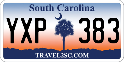 SC license plate YXP383