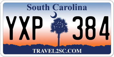 SC license plate YXP384