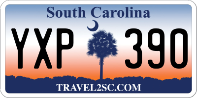 SC license plate YXP390