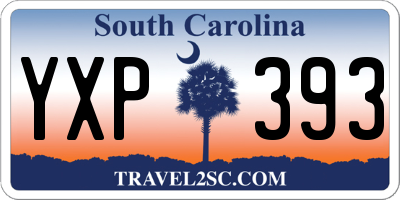 SC license plate YXP393