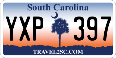 SC license plate YXP397