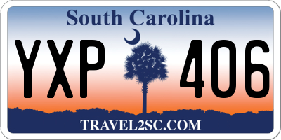 SC license plate YXP406