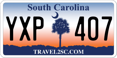SC license plate YXP407
