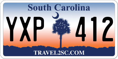 SC license plate YXP412