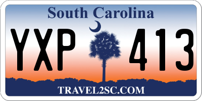 SC license plate YXP413