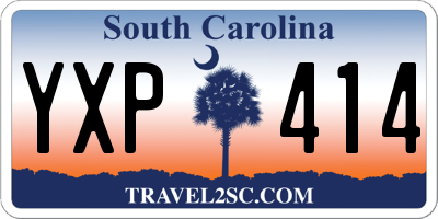 SC license plate YXP414