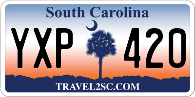 SC license plate YXP420