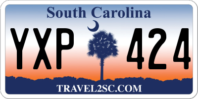 SC license plate YXP424