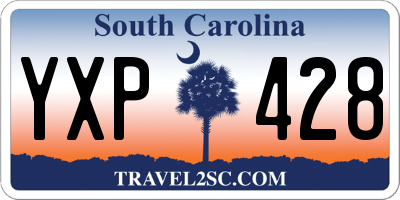 SC license plate YXP428