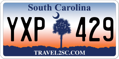 SC license plate YXP429