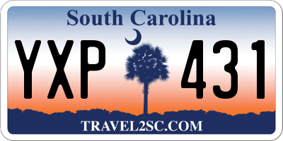 SC license plate YXP431