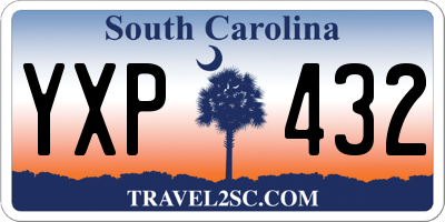 SC license plate YXP432