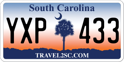 SC license plate YXP433