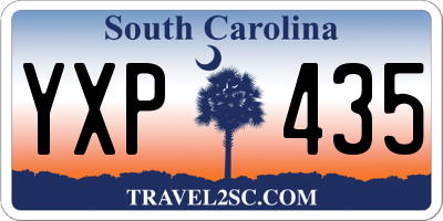 SC license plate YXP435