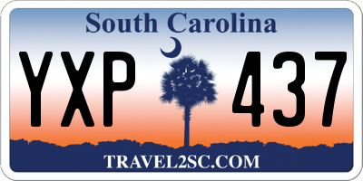 SC license plate YXP437