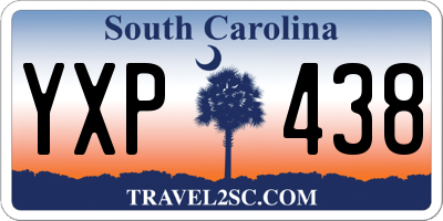 SC license plate YXP438