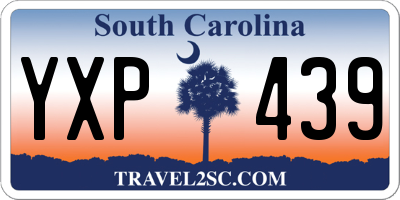 SC license plate YXP439