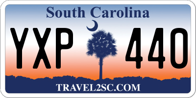 SC license plate YXP440