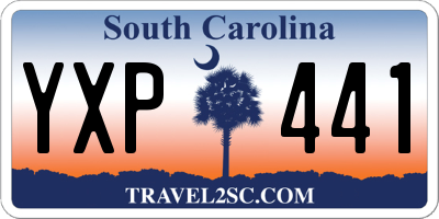 SC license plate YXP441
