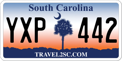 SC license plate YXP442