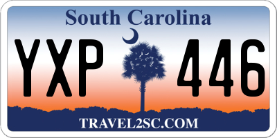 SC license plate YXP446