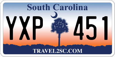 SC license plate YXP451