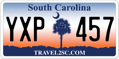SC license plate YXP457