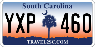 SC license plate YXP460