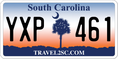 SC license plate YXP461