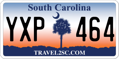 SC license plate YXP464