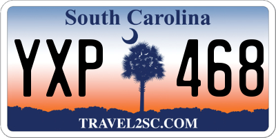 SC license plate YXP468