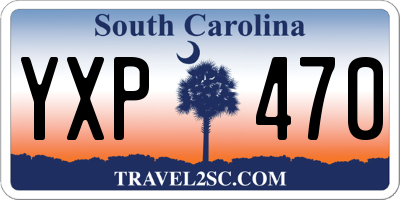 SC license plate YXP470