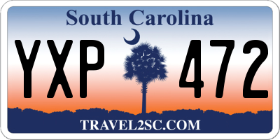 SC license plate YXP472