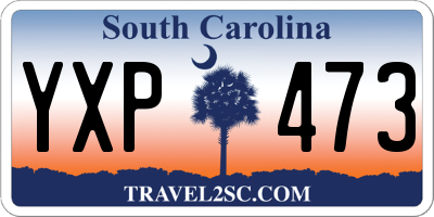 SC license plate YXP473