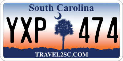 SC license plate YXP474