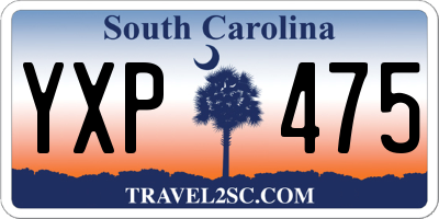 SC license plate YXP475