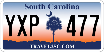 SC license plate YXP477