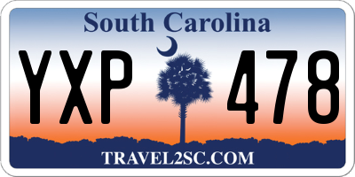 SC license plate YXP478