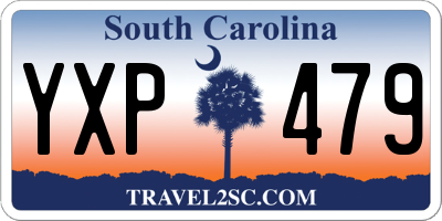 SC license plate YXP479