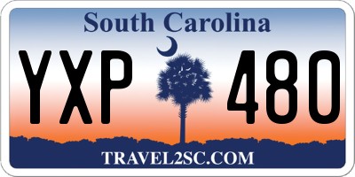 SC license plate YXP480